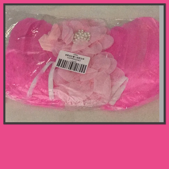 🌷New🌷Angel Hot Pink Wings & Light Pink Headband - Picture 4 of 4